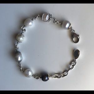 Beth Orduna Custom Design Sterling Silver Fresh Water Pearl Bracelet